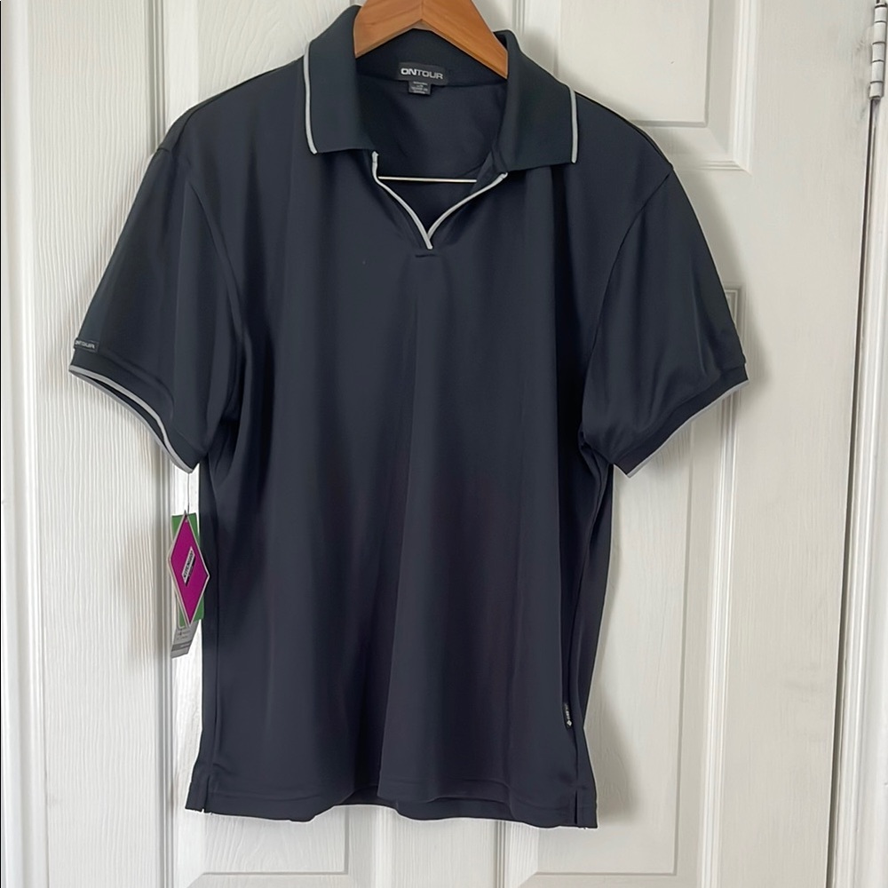 Women’s Ontour large size Black Polo Shirt brand new